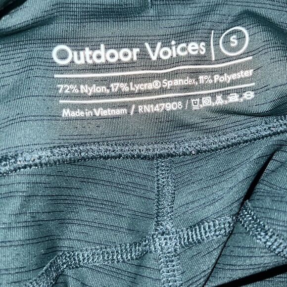 OUTDOOR VOICES Flex 7/8 Length Evergreen Leggings-S - Picture 8 of 10